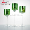 ATO House Glass Candlestick Christmas Gift Home Candles